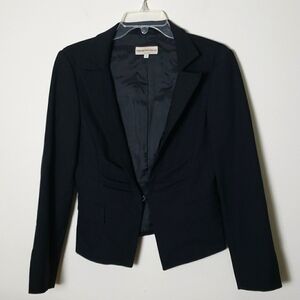 Emporio Armani made in Italy black blazer, two hook, career, women's size 10